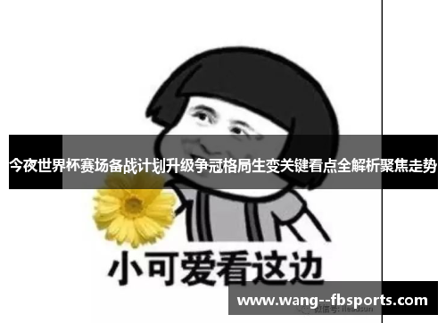 今夜世界杯赛场备战计划升级争冠格局生变关键看点全解析聚焦走势